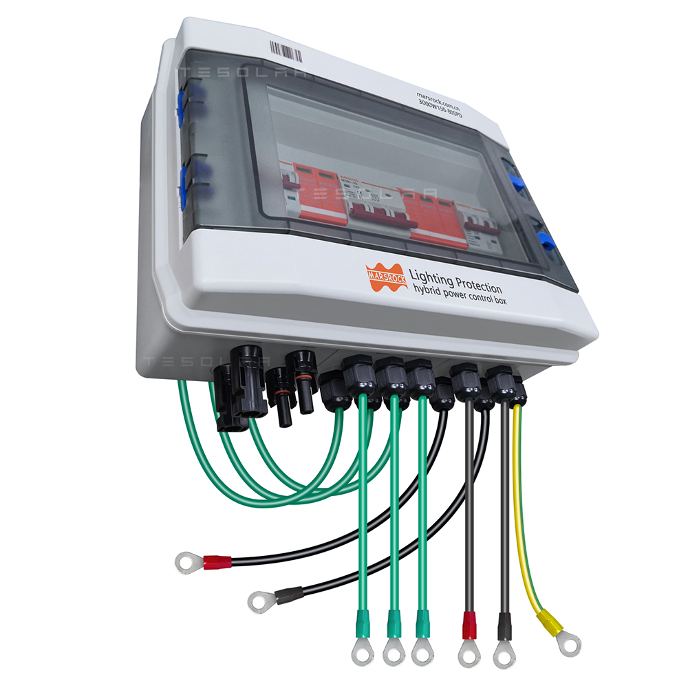 Solar Combiner Box - Protección de iluminación, caja de Control