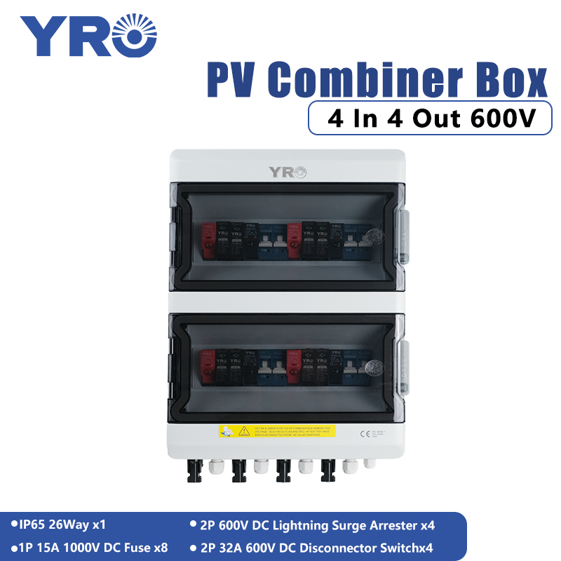 Solar Combiner Box - Caja Combinadora Fotovoltaica de 4 Entradas