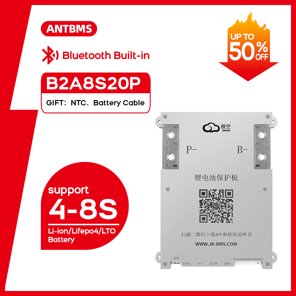 Smart Bms - JK JIKONG B2A8S20P BMS Inteligente Activo