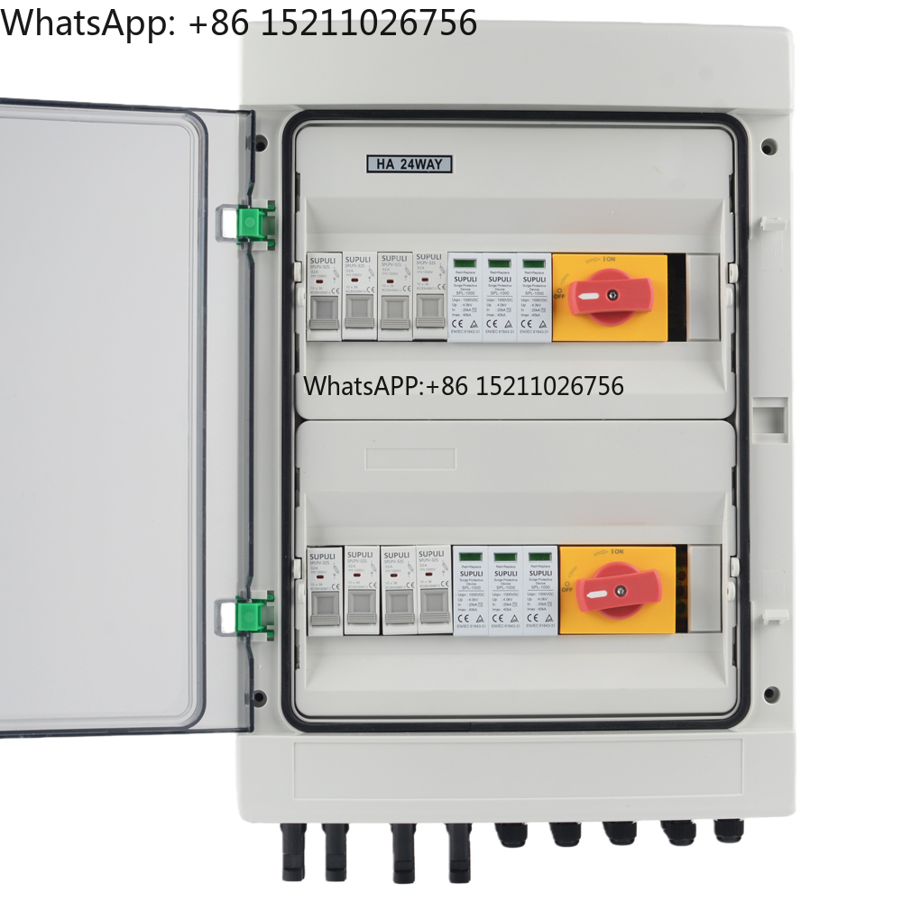 Solar Combiner Box - IP65 4 en 2 salidas 4