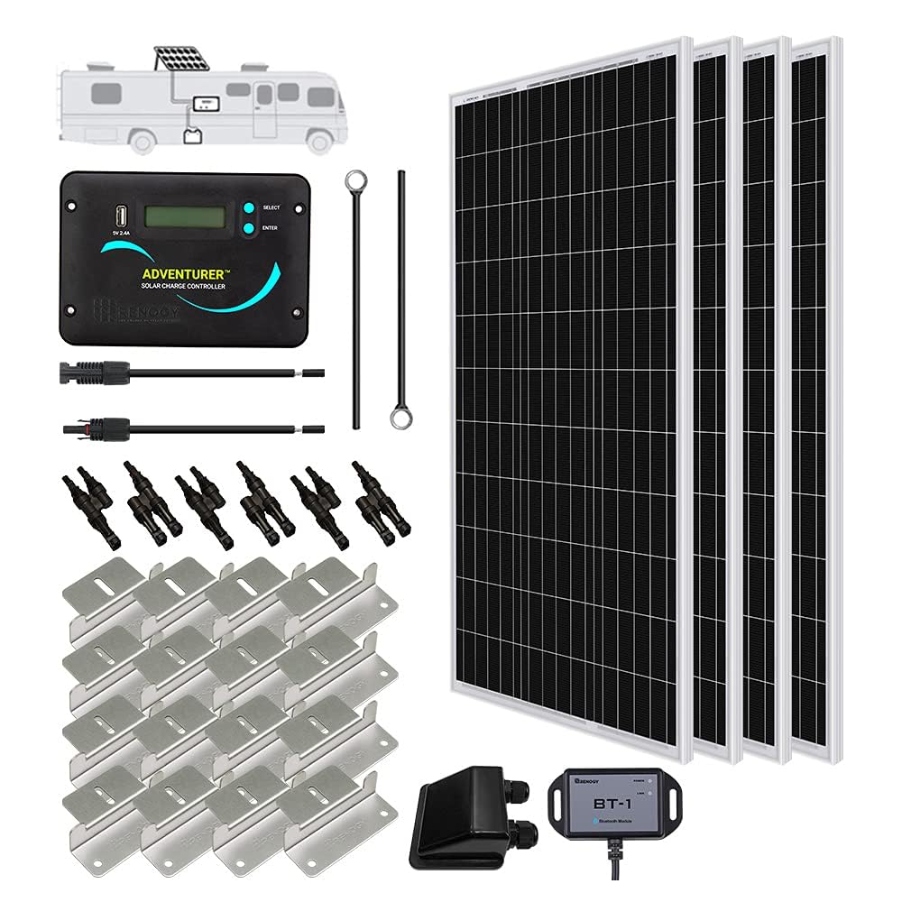 Rv Solar Kit 400W - Kit de paneles solares Renogy de
