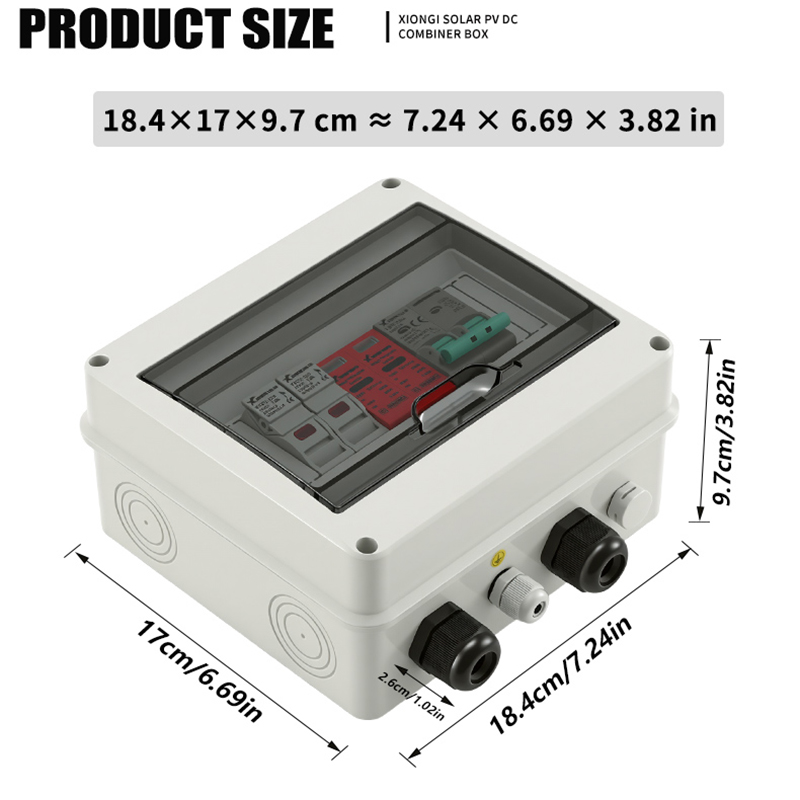 1 unidad de caja combinadora d - Solar Combiner Box reseña y precio