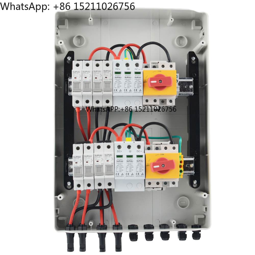 IP65 4 en 2 salidas 4 cuerdas  - Solar Combiner Box reseña y precio