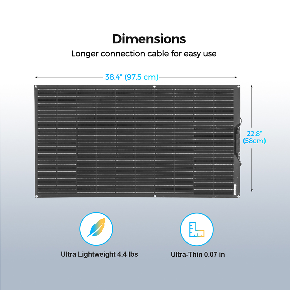XINPUGUANG Panel Solar Flexibl - Rv Solar Kit 400W reseña y precio